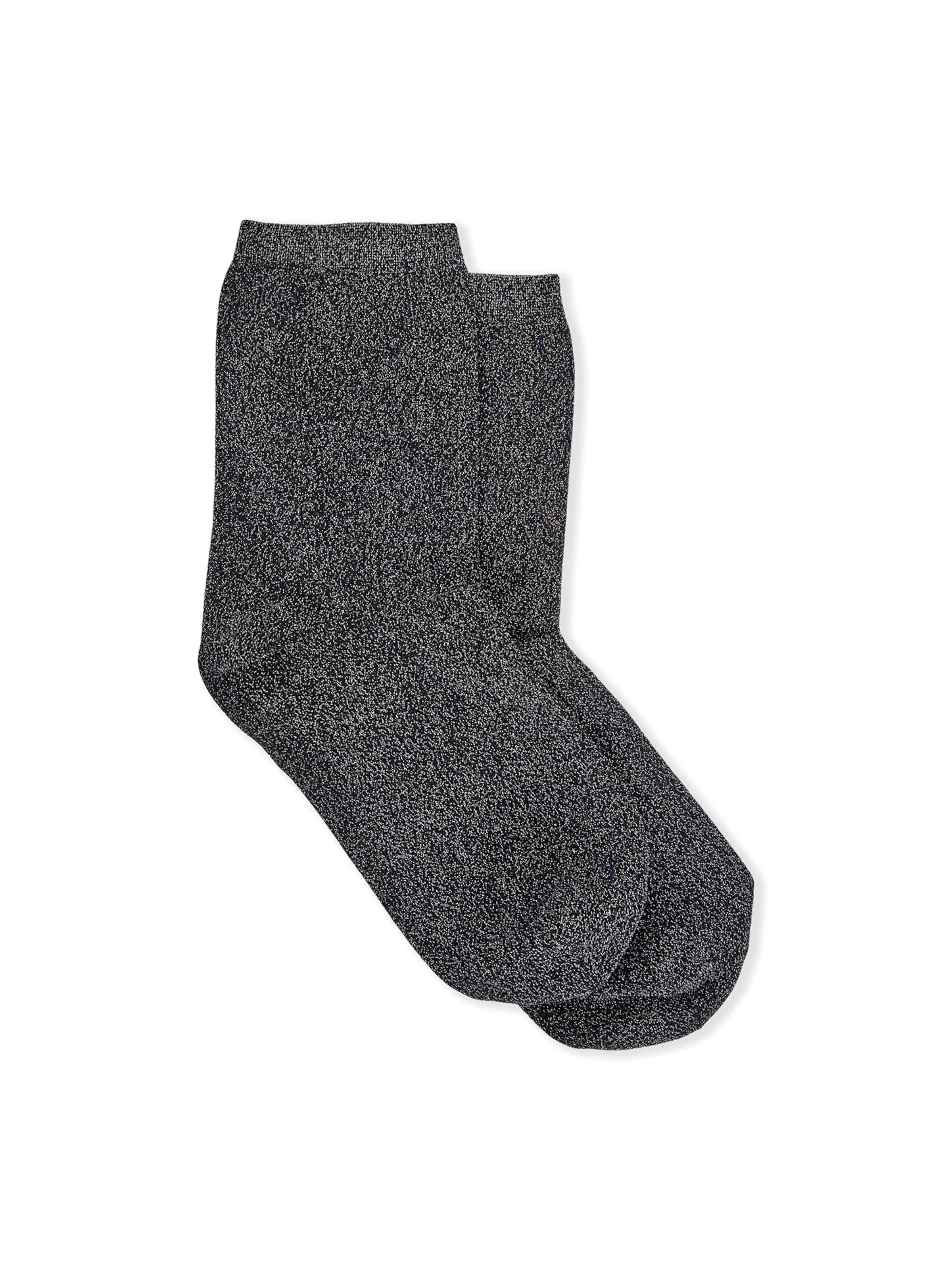 ETAM Socks 'ETINCELLE NEW' in Silver: front