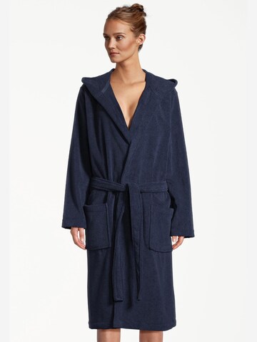SEIDENSTICKER Long Bathrobe 'Robe' in Blue