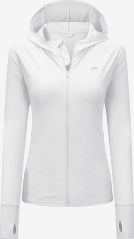 33,000ft Athletic Sweatshirt '33,000ft Women's Sun Protection Jacket' in White: front