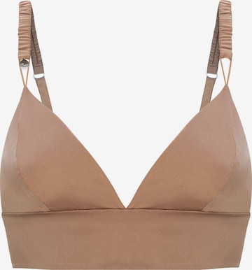 Marc & André Bralette Bra 'INTRIGUE' in Brown: front