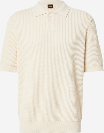 Pull-over 'Akoppo' BOSS en beige : devant