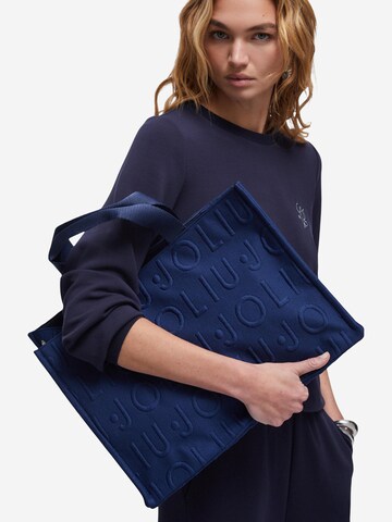 Liu Jo - Bolso de hombro 'L TOTE LOGO BUBBLE 2A6026 T0300' en azul