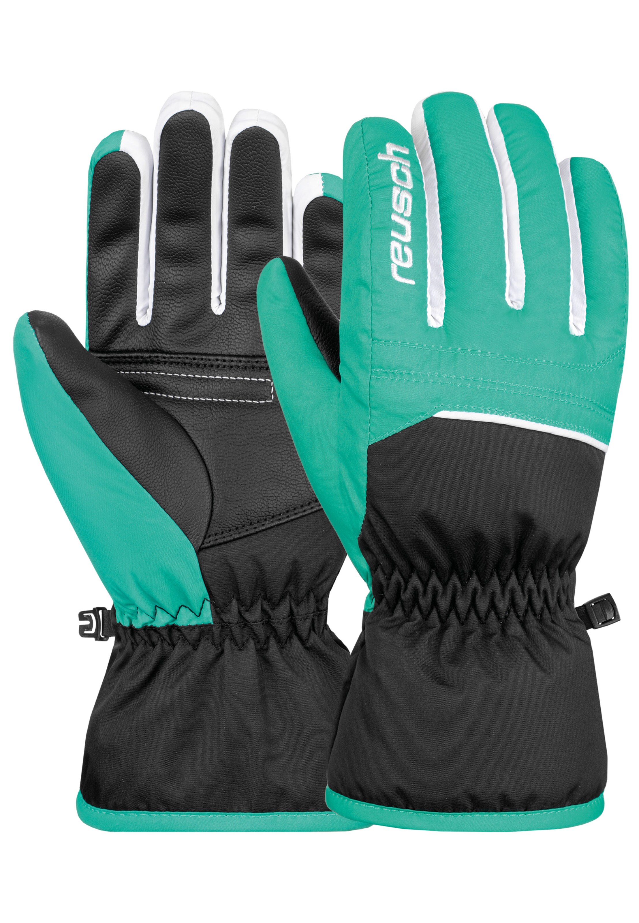 REUSCH Skihandschuhe 'Alan Junior' in Grün: Vorderseite