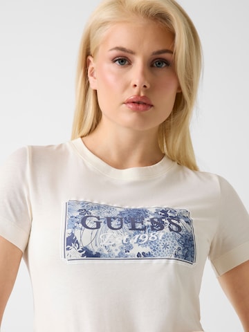 GUESS - Camiseta 'QUID' en beige