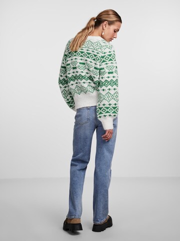 PIECES Pullover 'JIANNA' i hvid