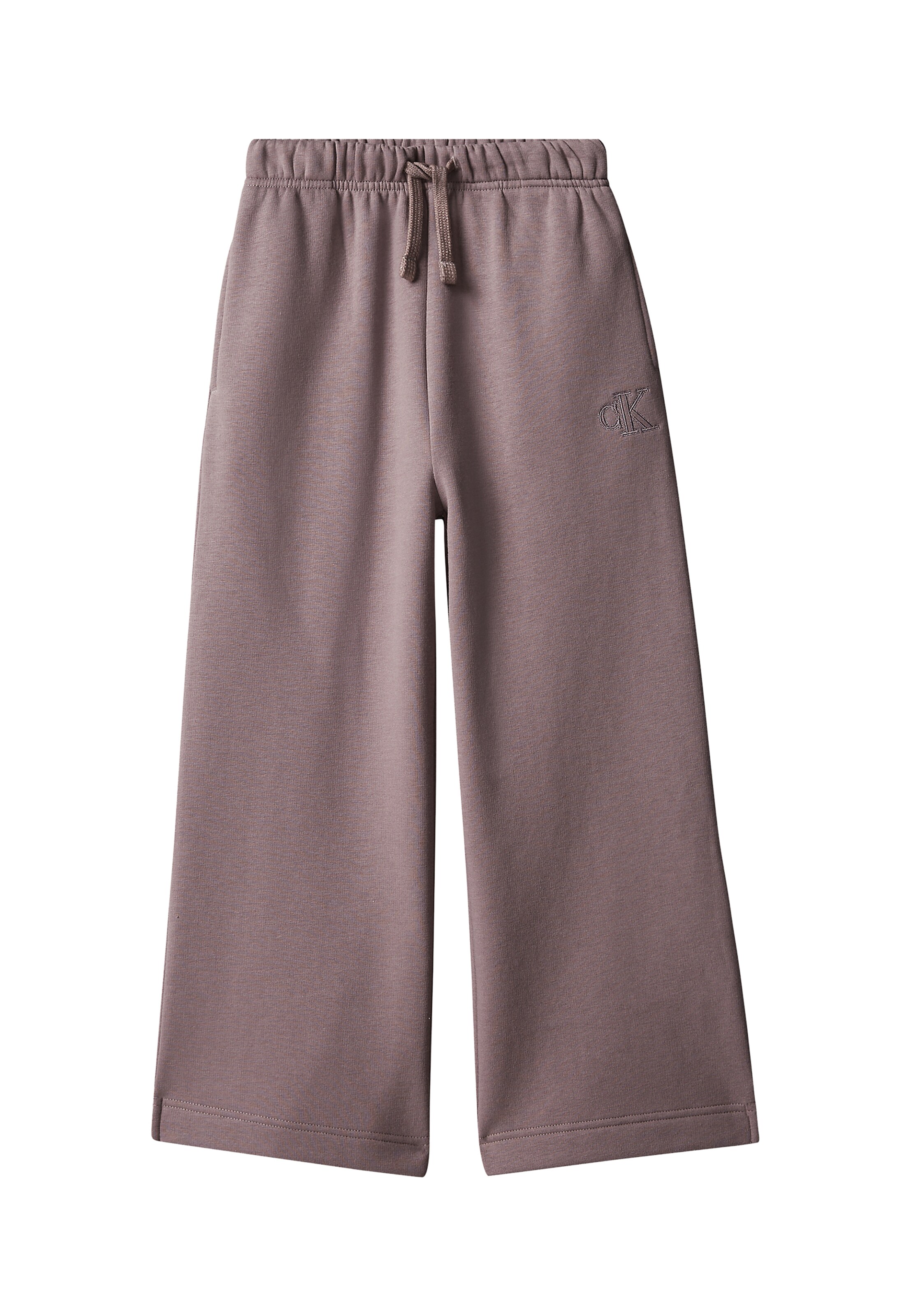 Calvin Klein Jeans Wide leg Παντελόνι σε λιλά: μπροστά