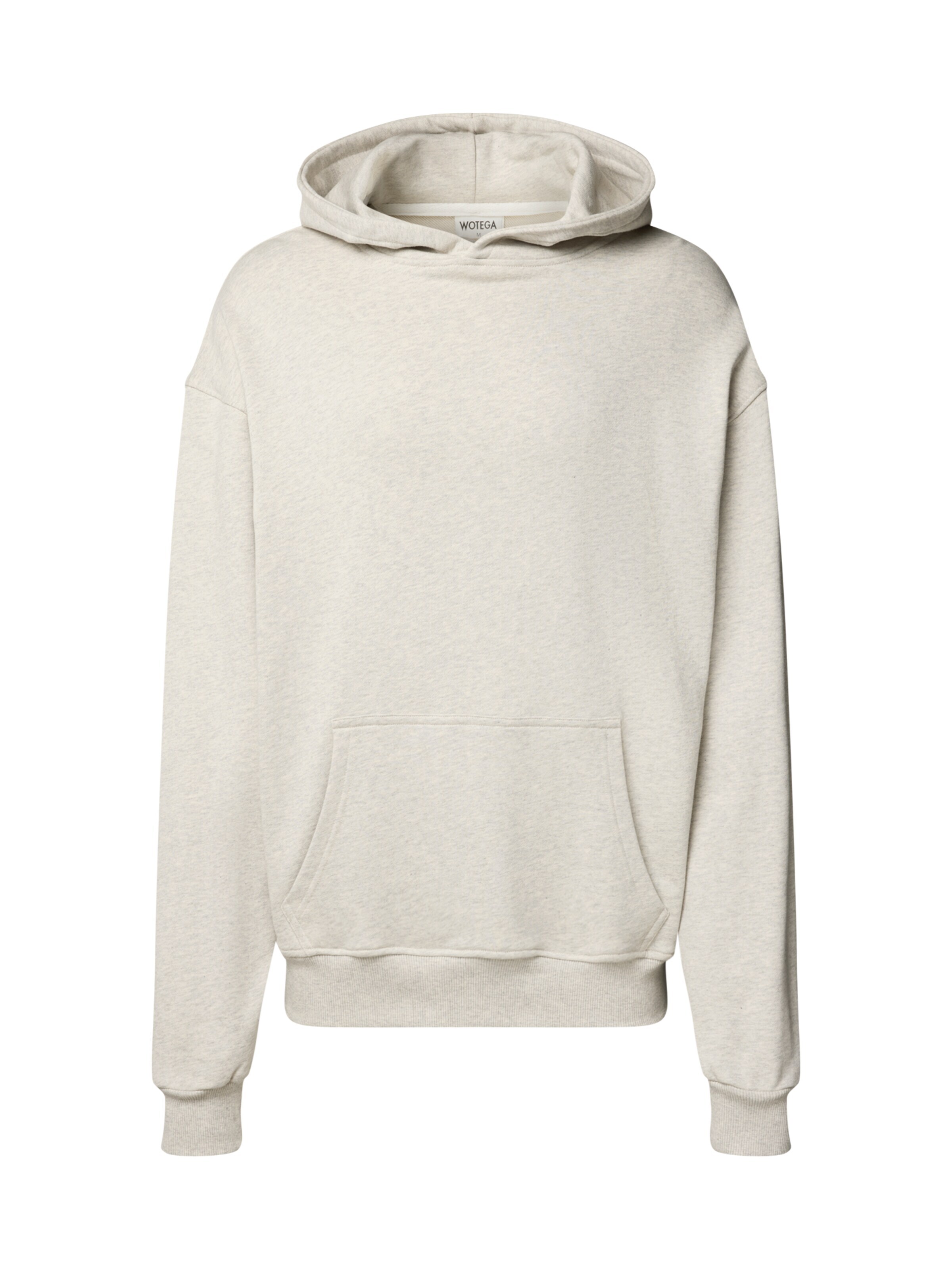 WOTEGA Sweatshirt 'VibeHood' in Beige
