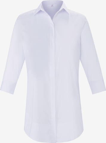 Emilia Lay Blouse in Wit: voorkant