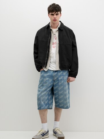 Giacca di mezza stagione 'STWD' di Pull&Bear in nero
