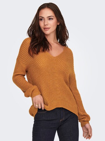 JDY Pullover 'NEW MEGAN' in Braun