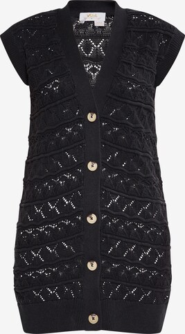 usha FESTIVAL Knitted Vest in Black: front