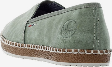 Espadrillas di Rieker in verde