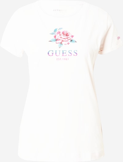 GUESS T-shirt i jade / rosa / neonrosa / pastellrosa, Produktvy