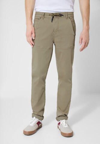 Street One MEN Regular Pants in Beige: front