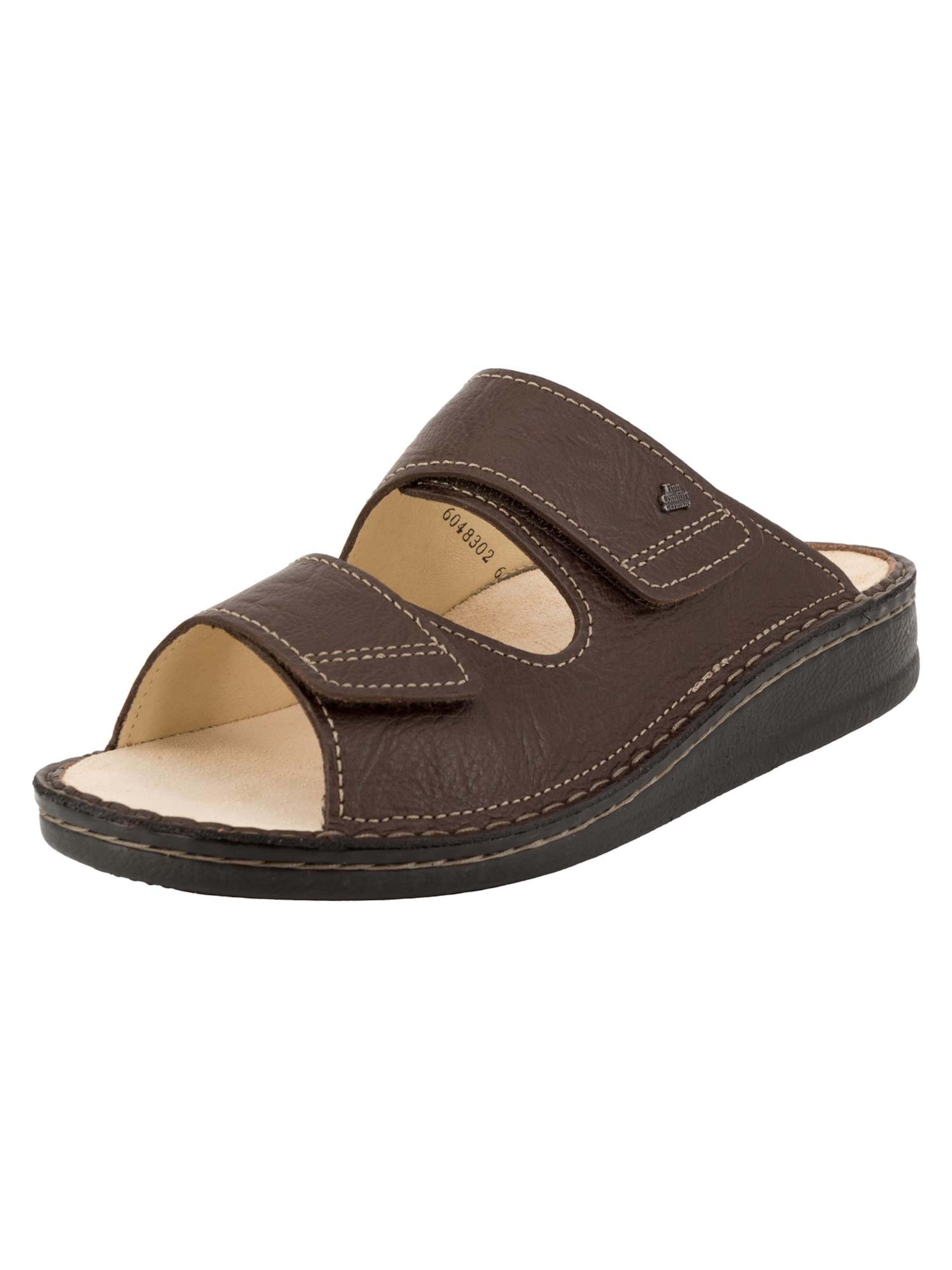 Finn Comfort Pantolette 'RIAD'‌‌‌‌‌‌‌ in Braun: Vorderseite