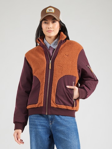 Iriedaily - Chaqueta de entretiempo 'Arctik' en rojo: frente