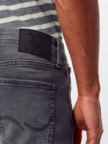 JACK & JONES Slimfit Jeans 'LIAM' in Grau