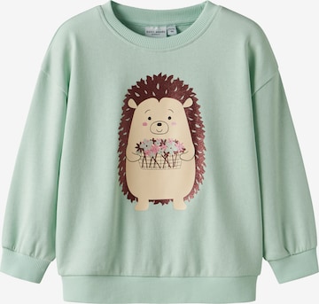 NAME IT Sweatshirt 'NMFVALONA' in Green: front
