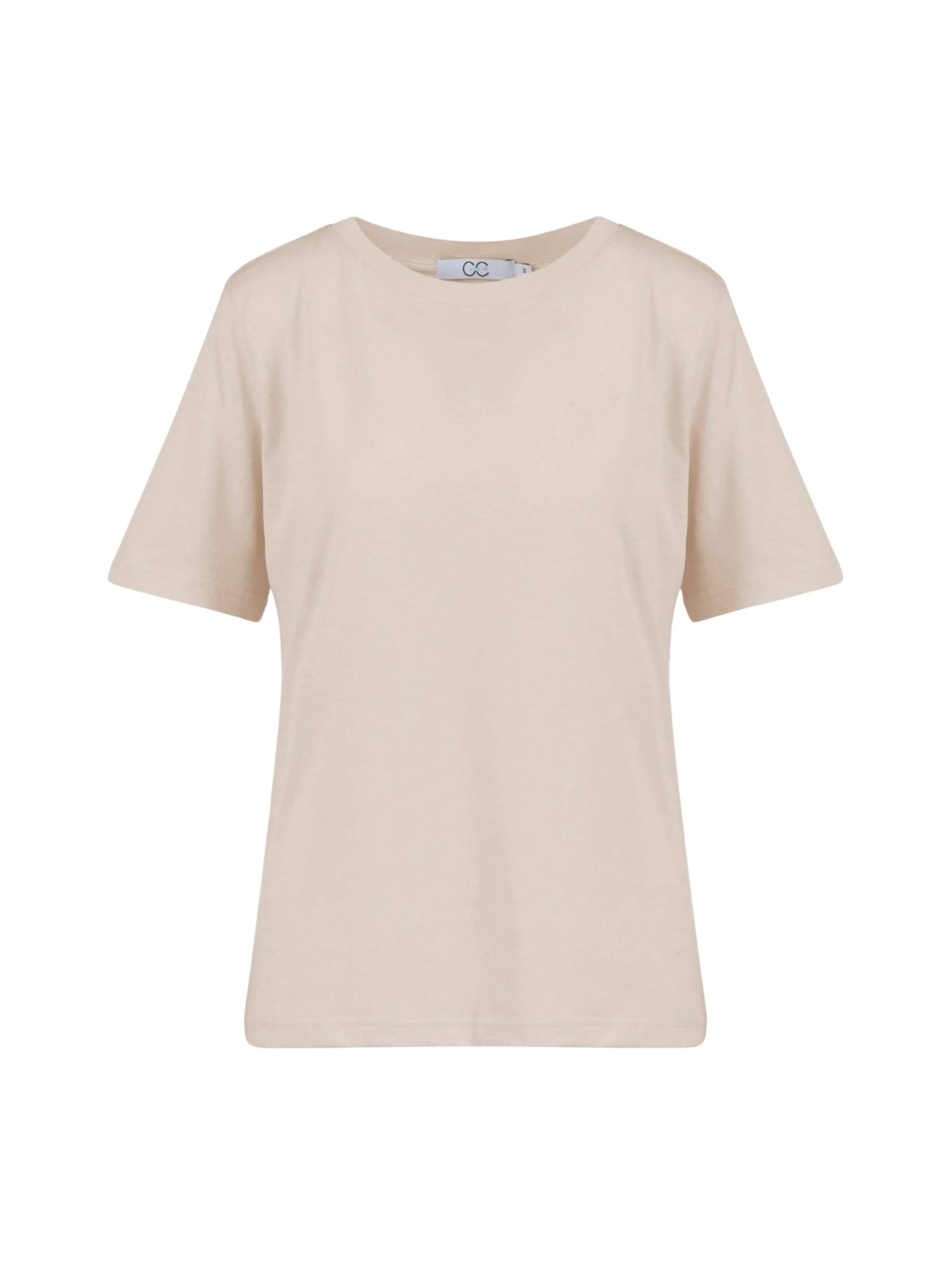 Coster Copenhagen - Top ' CC ' en beige: frente