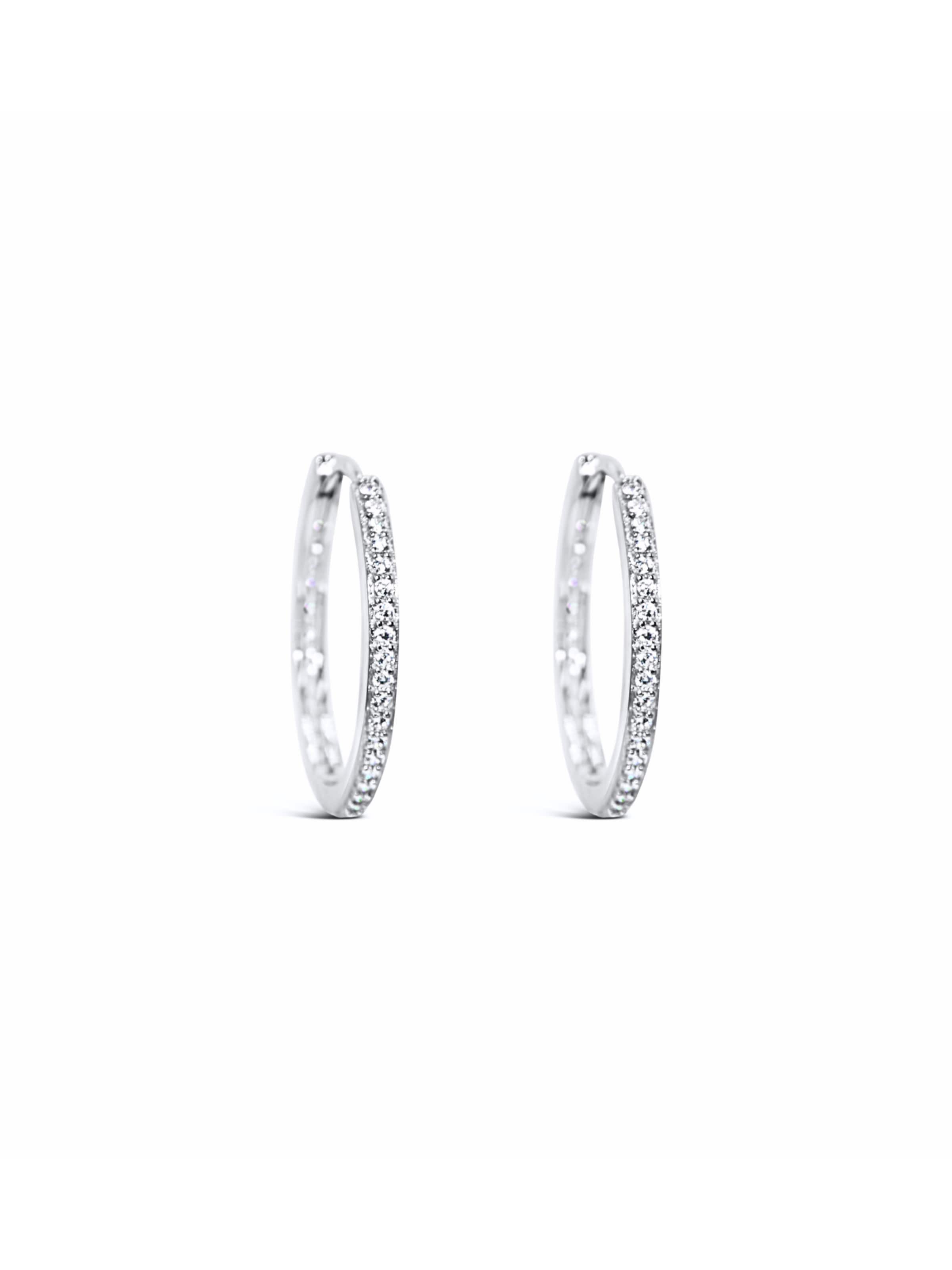 ARS-ARGENTI Ohrringe 'SEXY SKINNY HOOPS I silver'‌‌‌‌ in Silber