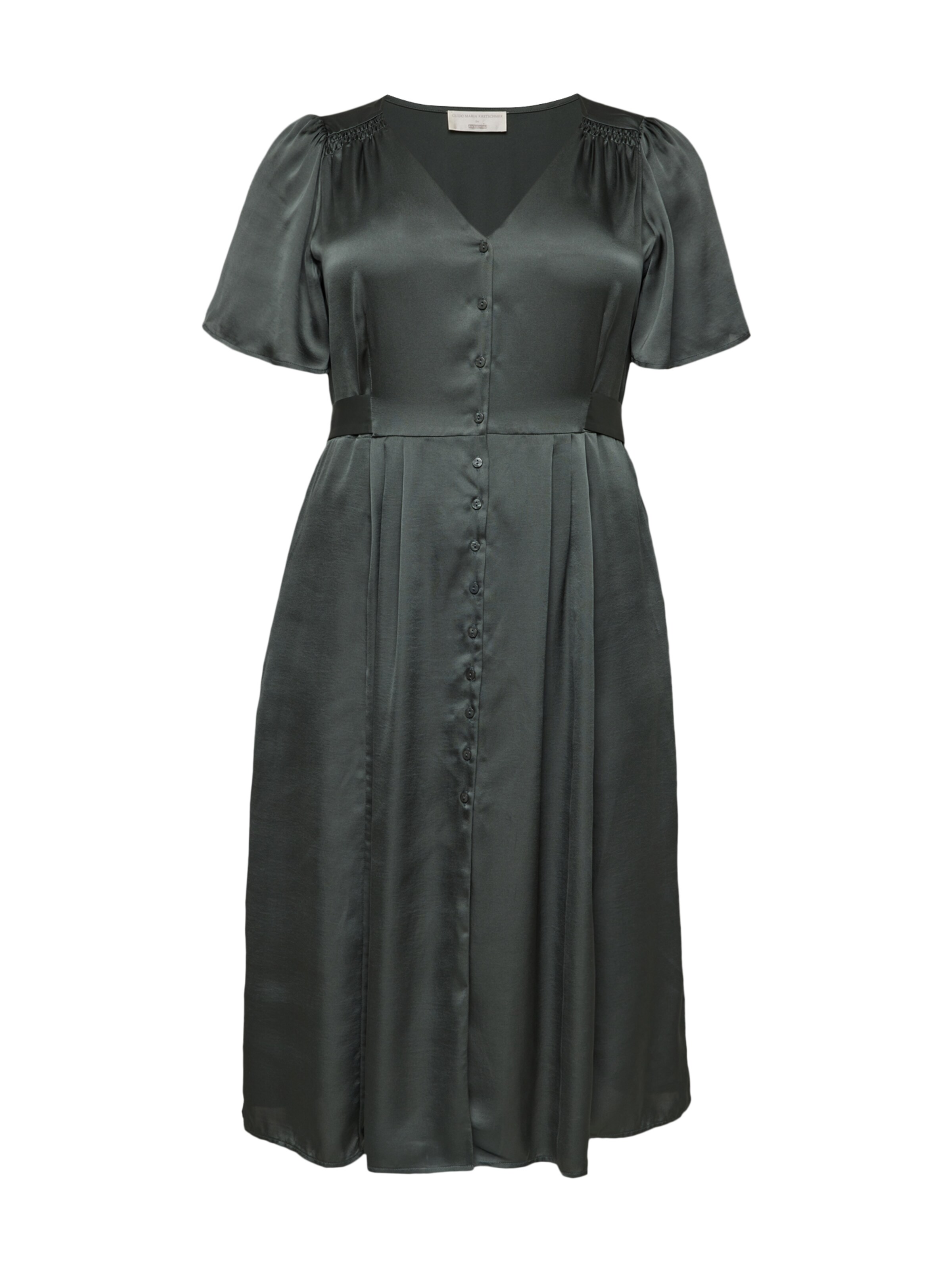 Guido Maria Kretschmer Curvy Kleid 'Rika' in Schwarz: Vorderseite