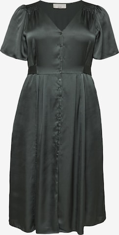 Guido Maria Kretschmer Curvy Платье-рубашка 'Rika' в Черный: спереди