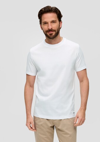 s.Oliver BLACK LABEL T-shirt i vit: framsida