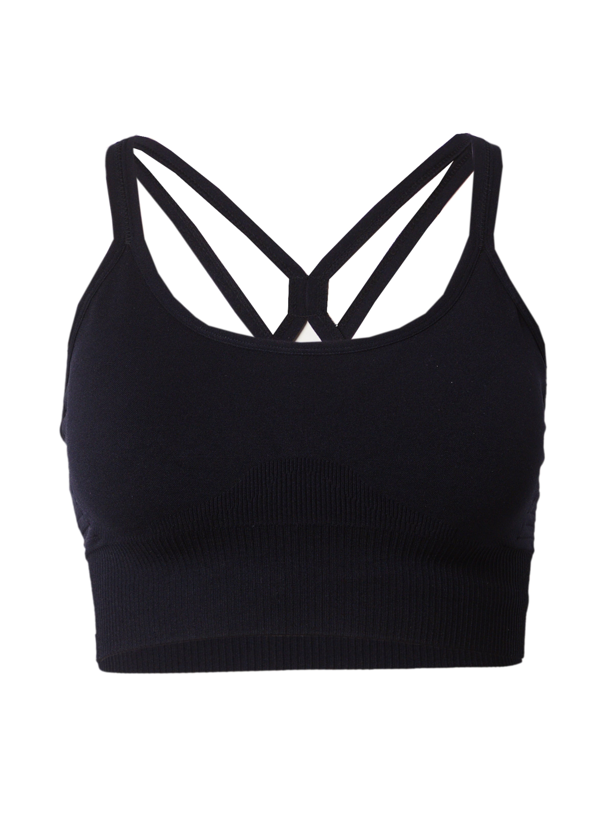 Bustier Soutien-gorge de sport 'Foan V2' Athlecia en noir : devant