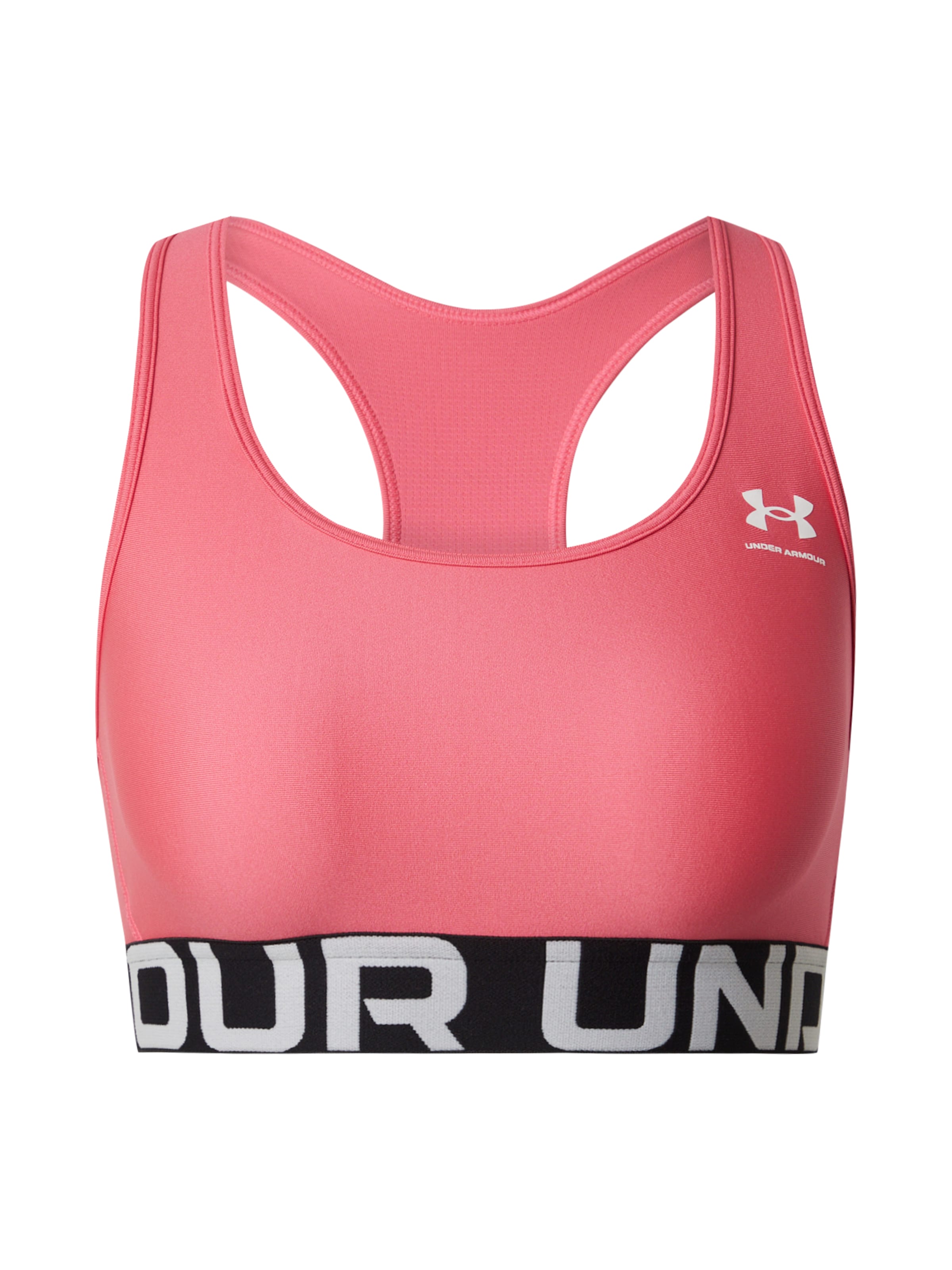 UNDER ARMOUR Korzetová Sportovní podprsenka 'Authentics' – pink: přední strana