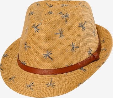 MAXIMO Hat in Brown: front