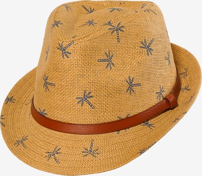 MAXIMO Hat in marine blue / Brown / Bordeaux, Item view