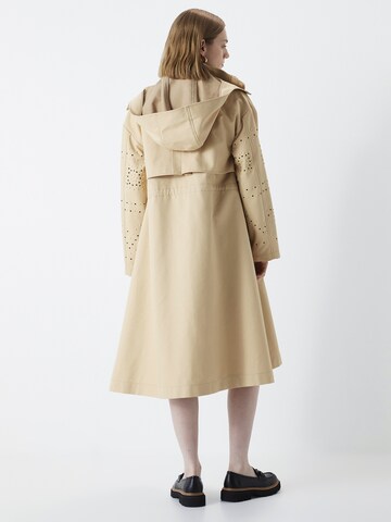 Ipekyol Between-Seasons Coat in Beige