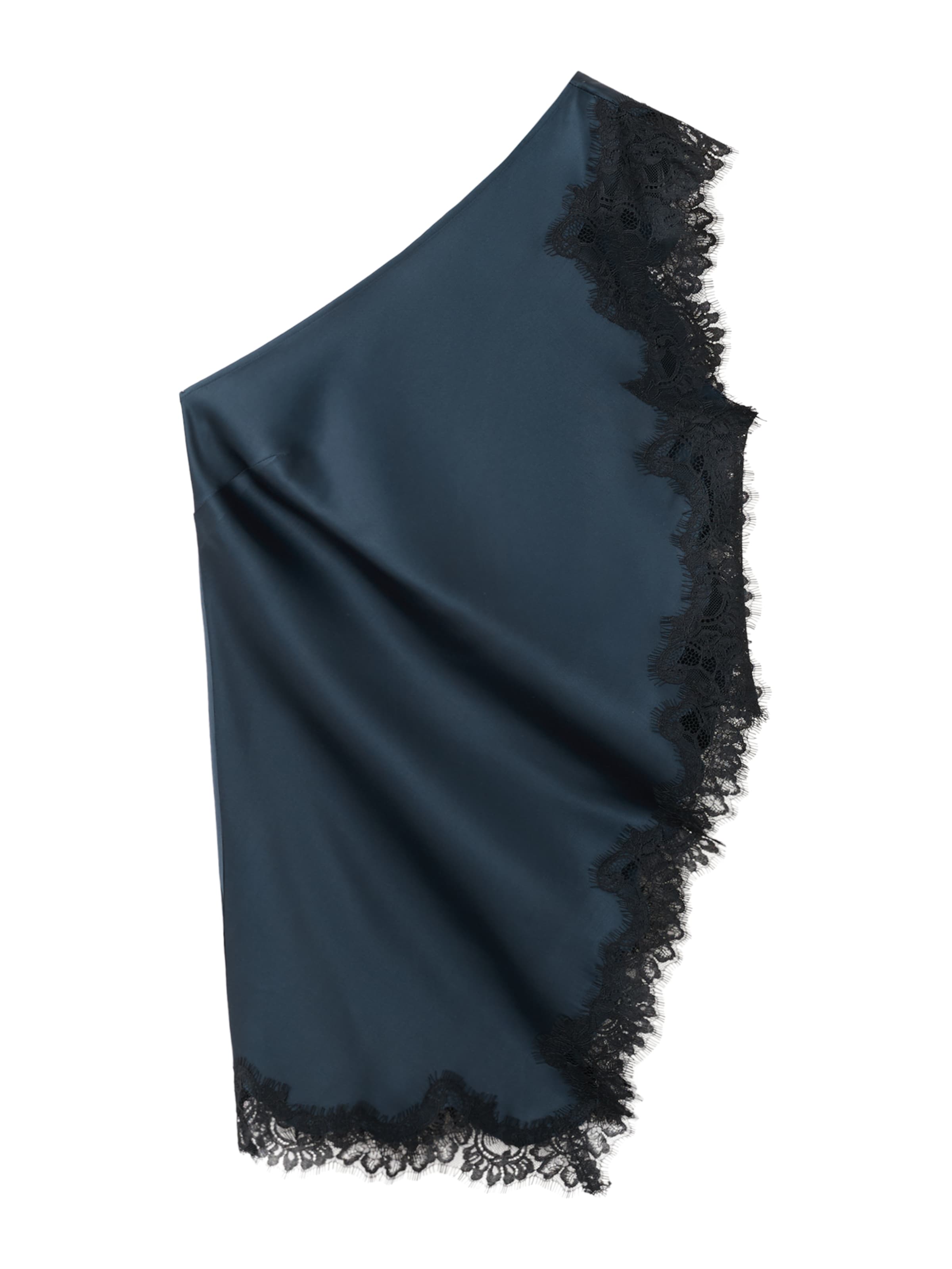 MANGO Top 'MAJITA' | modra barva: sprednja stran