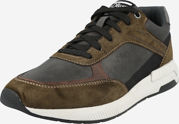 s.Oliver Sneakers laag in Groen: voorkant