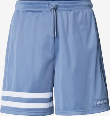 Pantaloni 'DMWU' di Unfair Athletics in blu: frontale