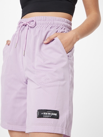 Sixth June Loose fit Pants in Purple