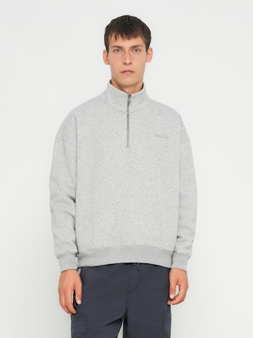 Bluză de molton de la HOLLISTER pe gri: față