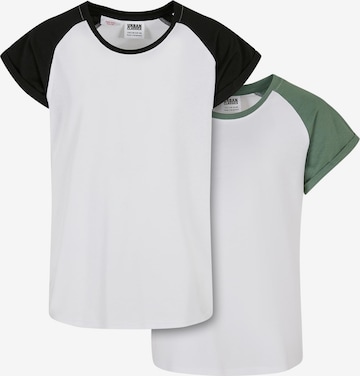 Urban Classics Shirt in Groen: voorkant