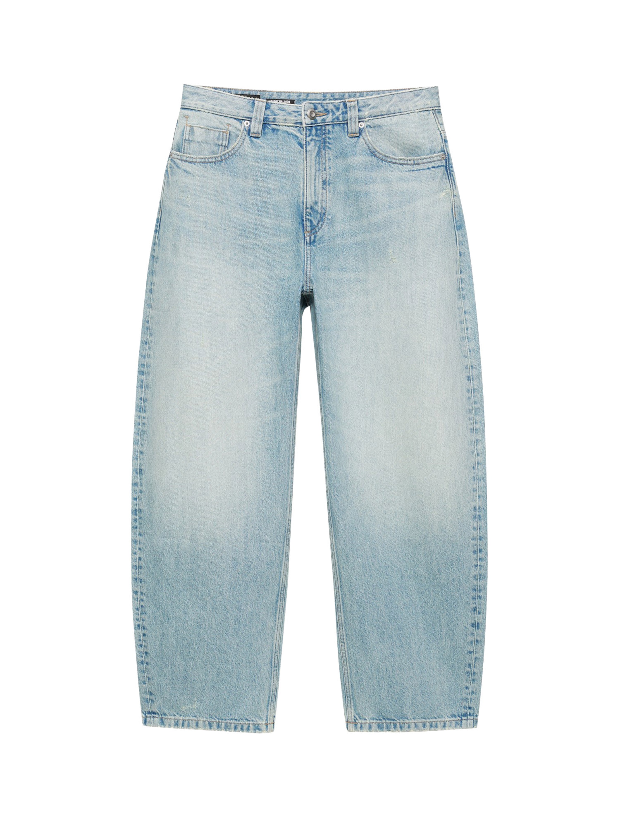 Pull&Bear Barrel Дънки в синьо: отпред