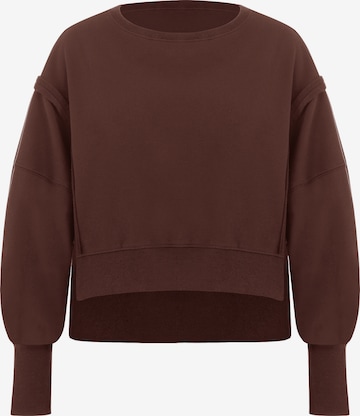 Sweat-shirt Imily Bela en marron : devant