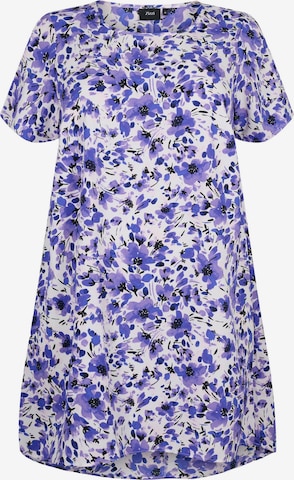 Robe 'ANNI' Zizzi en bleu : devant