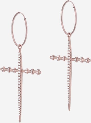 CLASSYANDFABULOUS Jewelry Ohrringe 'ALIX' in Gold: Vorderseite