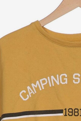 Pull&Bear Sweatshirt & Zip-Up Hoodie in S in Yellow