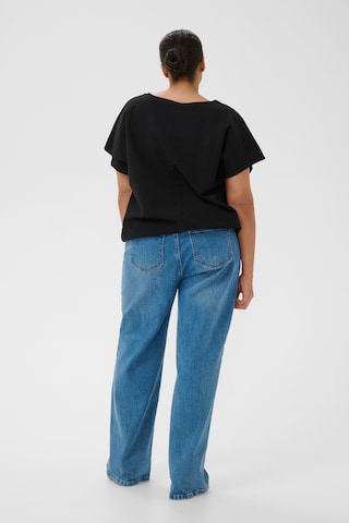 KAFFE CURVE - Blusa 'KCNana' en negro