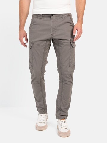CAMEL ACTIVE Regular Cargo trousers in Grey: front