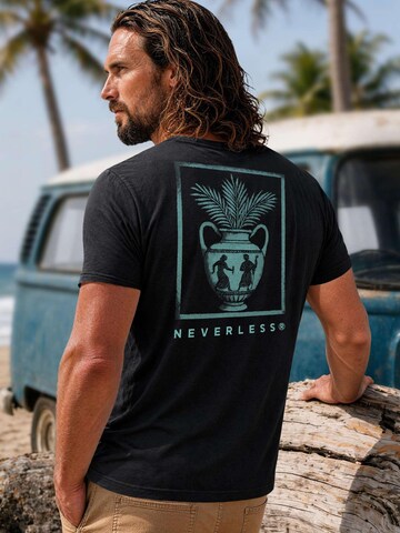 Neverless Shirt 'Greek Vase' in Black