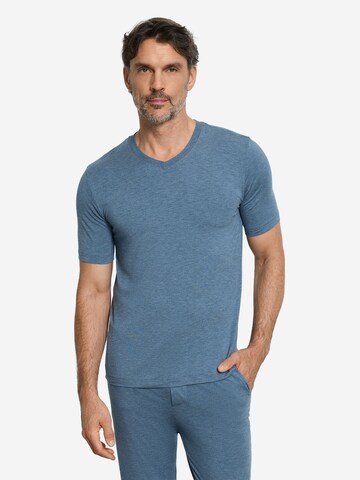 Hanro Shirt 'Casuals' in Blauw: voorkant