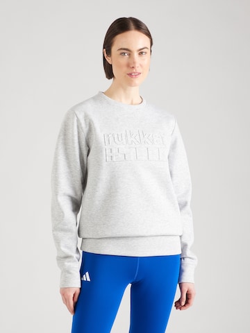 Rukka Athletic Sweatshirt 'YLISIPPOLA' in Grey: front