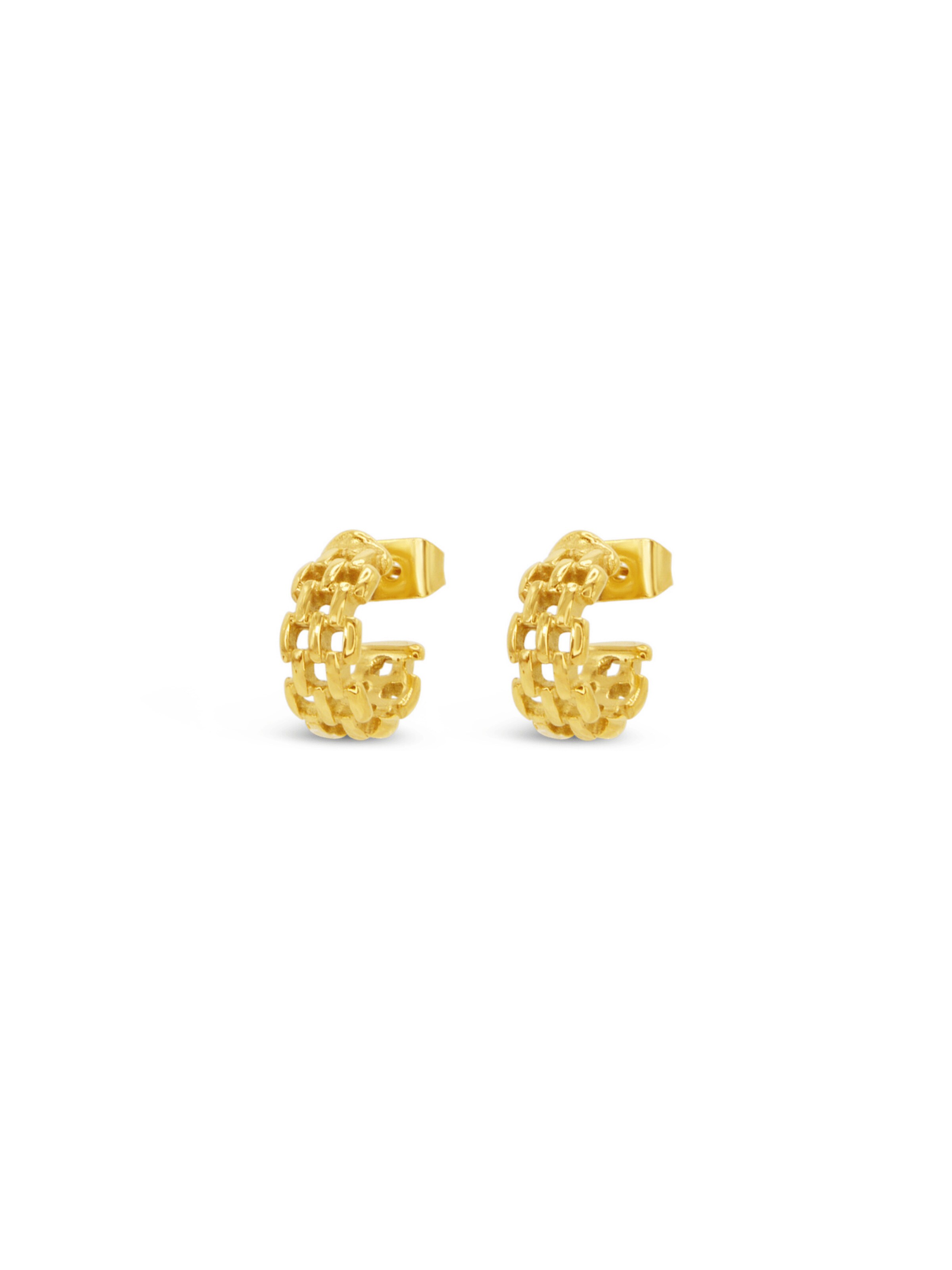 ARS-ARGENTI Earrings 'CHICKY CHAIN' in Gold: front