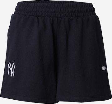 NEW ERAregular Hlače 'NEYYAN' - crna boja: prednji dio